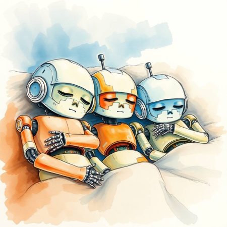 Tired robots
